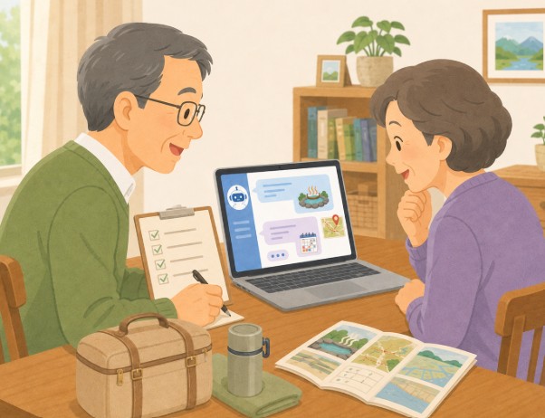 AI活用の旅行計画